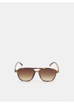 Sinsay - Okulary przeciwsłoneczne - brązowy ze sklepu Sinsay w kategorii Okulary przeciwsłoneczne damskie - zdjęcie 161213766