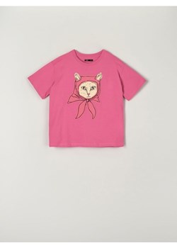 Sinsay - Koszulka z naszywką - różowy ze sklepu Sinsay w kategorii Bluzki damskie - zdjęcie 161213869