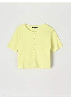 Sinsay - Koszulka - żółty ze sklepu Sinsay w kategorii Bluzki damskie - zdjęcie 161213888