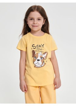Sinsay - Koszulka z nadrukiem - żółty ze sklepu Sinsay w kategorii Bluzki dziewczęce - zdjęcie 161214197