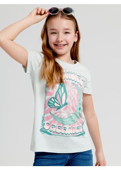 Sinsay - Koszulka z nadrukiem - szary ze sklepu Sinsay w kategorii Bluzki dziewczęce - zdjęcie 161214257