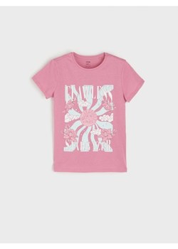 Sinsay - Koszulka - różowy ze sklepu Sinsay w kategorii Bluzki dziewczęce - zdjęcie 161214259