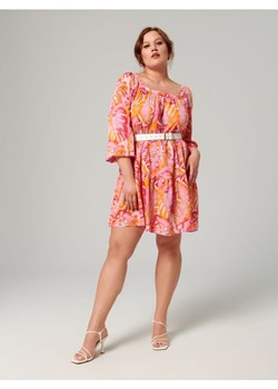 Sinsay - Sukienka mini ze wzorem - wielobarwny ze sklepu Sinsay w kategorii Sukienki - zdjęcie 161214957