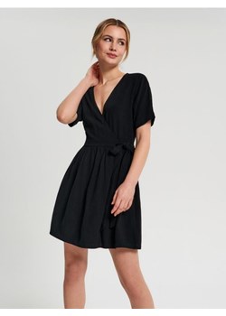 Sinsay - Sukienka z lnem - czarny ze sklepu Sinsay w kategorii Sukienki - zdjęcie 161214968