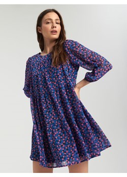 Sinsay - Sukienka mini babydoll - kremowy ze sklepu Sinsay w kategorii Sukienki - zdjęcie 161215009