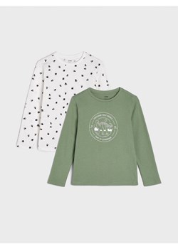 Sinsay - Koszulki 2 pack - zielony ze sklepu Sinsay w kategorii T-shirty chłopięce - zdjęcie 161215108