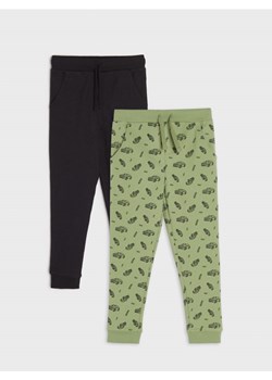 Sinsay - Spodnie dresowe jogger 2 pack - zielony ze sklepu Sinsay w kategorii Spodnie chłopięce - zdjęcie 161215208