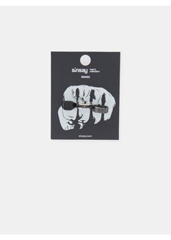 Sinsay - Pierścionki 3 pack - czarny ze sklepu Sinsay w kategorii Sygnety - zdjęcie 161215268