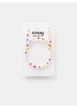 Sinsay - Zestaw biżuterii - wielobarwny ze sklepu Sinsay w kategorii Biżuteria i zegarki dziecięce - zdjęcie 161215585