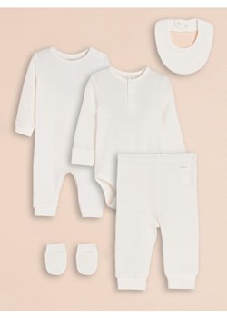 Sinsay - Komplet niemowlęcy - kremowy ze sklepu Sinsay w kategorii Komplety niemowlęce - zdjęcie 161215987