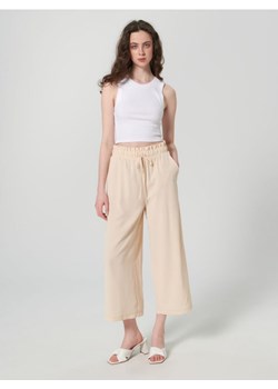 Sinsay - Spodnie - kremowy ze sklepu Sinsay w kategorii Spodnie damskie - zdjęcie 161216119