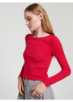 Sinsay - Koszulka bawełniana - różowy ze sklepu Sinsay w kategorii Bluzki damskie - zdjęcie 161216336