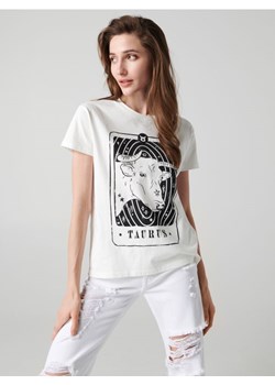 Sinsay - Koszulka Byk - biały ze sklepu Sinsay w kategorii Bluzki damskie - zdjęcie 161216527