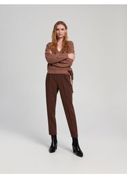 Sinsay - Spodnie cygaretki - brązowy ze sklepu Sinsay w kategorii Spodnie damskie - zdjęcie 161217055