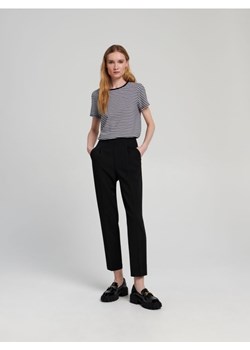 Sinsay - Spodnie cygaretki - czarny ze sklepu Sinsay w kategorii Spodnie damskie - zdjęcie 161217056