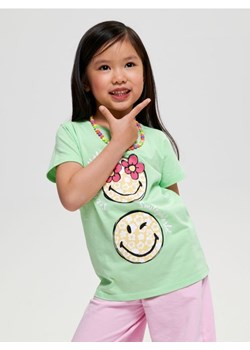 Sinsay - Koszulka SmileyWorld® - zielony ze sklepu Sinsay w kategorii Bluzki dziewczęce - zdjęcie 161217308