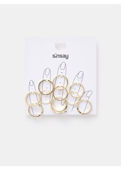 Sinsay - Pierścionki 10 pack - złoty ze sklepu Sinsay w kategorii Pierścionki - zdjęcie 161217707
