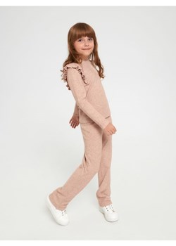 Sinsay - Komplet: koszulka i spodnie - brązowy ze sklepu Sinsay w kategorii Komplety dziewczęce - zdjęcie 161218249