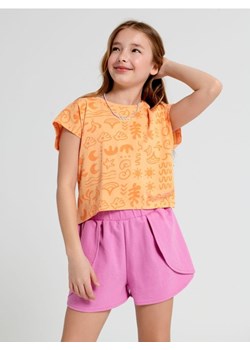 Sinsay - Koszulka - pomarańczowy ze sklepu Sinsay w kategorii Bluzki dziewczęce - zdjęcie 161218435