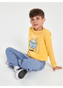 Sinsay - Koszulka z nadrukiem - żółty ze sklepu Sinsay w kategorii T-shirty chłopięce - zdjęcie 161218799