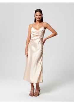 Sinsay - Sukienka maxi na ramiączkach - kremowy ze sklepu Sinsay w kategorii Sukienki - zdjęcie 161221319