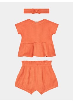 United Colors Of Benetton Komplet t-shirt i spodenki 34F2AK004 Pomarańczowy Regular Fit ze sklepu MODIVO w kategorii Komplety niemowlęce - zdjęcie 161222746