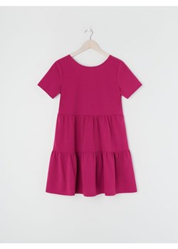 Sinsay - Sukienka mini babydoll - różowy ze sklepu Sinsay w kategorii Sukienki - zdjęcie 161224036
