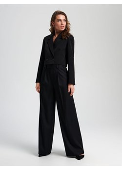 Sinsay - Spodnie wide leg - czarny ze sklepu Sinsay w kategorii Spodnie damskie - zdjęcie 161224065