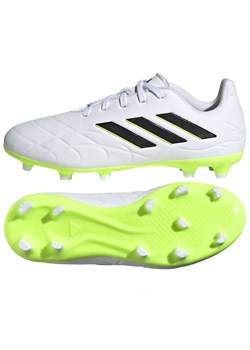 Buty adidas Copa PURE.3 Fg Jr HQ8989 białe białe ze sklepu ButyModne.pl w kategorii Buty sportowe dziecięce - zdjęcie 161225649