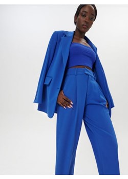 Sinsay - Crop top gładki - niebieski ze sklepu Sinsay w kategorii Bluzki damskie - zdjęcie 161230015
