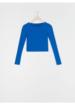 Sinsay - Koszulka bawełniana - niebieski ze sklepu Sinsay w kategorii Bluzki damskie - zdjęcie 161236627