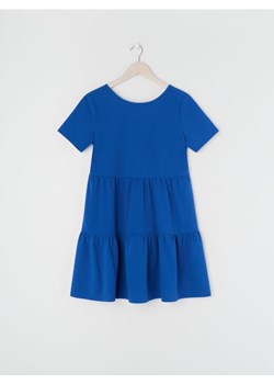Sinsay - Sukienka mini babydoll - niebieski ze sklepu Sinsay w kategorii Sukienki - zdjęcie 161238396