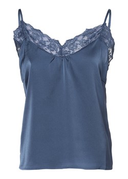 Marie Lund Damska góra od piżamy Kobiety niebieski jednolity ze sklepu vangraaf w kategorii Piżamy damskie - zdjęcie 161239447
