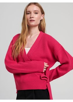 Sinsay - Sweter z wiązaniem - różowy ze sklepu Sinsay w kategorii Swetry damskie - zdjęcie 161240148