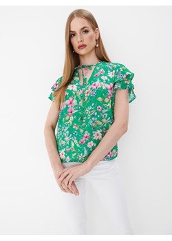 Mohito - Bluzka w kwiaty - Zielony ze sklepu Mohito w kategorii Bluzki damskie - zdjęcie 161247678