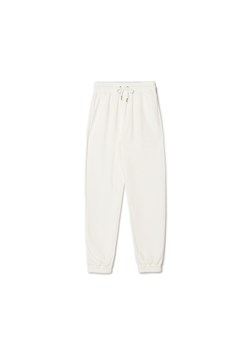 Cropp - Białe dresowe joggery - biały ze sklepu Cropp w kategorii Spodnie damskie - zdjęcie 161248906