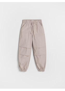 Reserved - Spodnie parachute - brązowy ze sklepu Reserved w kategorii Spodnie dziewczęce - zdjęcie 161249105