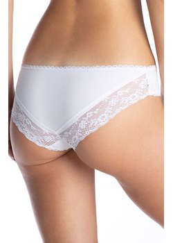 Bawełniane białe figi damskie mini bikini 2-pack L-4000MB-01, Kolor biały, Rozmiar L, LAMA ze sklepu Intymna w kategorii Majtki damskie - zdjęcie 161249766