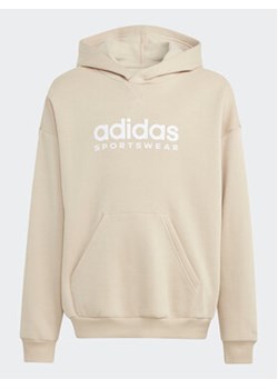 adidas Bluza Fleece IB3233 Beżowy Loose Fit ze sklepu MODIVO w kategorii Bluzy chłopięce - zdjęcie 161253997