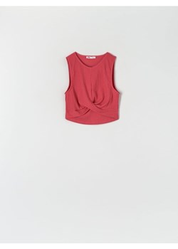 Sinsay - Top w prążki - różowy ze sklepu Sinsay w kategorii Bluzki damskie - zdjęcie 161254517