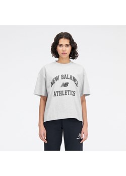 Koszulka damska New Balance WT33551AG – szara ze sklepu New Balance Poland w kategorii Bluzki damskie - zdjęcie 161255815