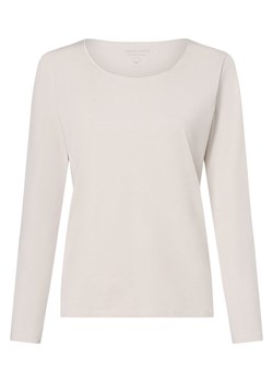 Apriori Damska koszulka z długim rękawem Kobiety Dżersej écru jednolity ze sklepu vangraaf w kategorii Bluzki damskie - zdjęcie 161256246