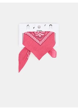 Sinsay - Chusta bandana - różowy ze sklepu Sinsay w kategorii Szaliki i chusty damskie - zdjęcie 161257856