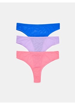 Sinsay - Majtki brazyliany 3 pack - wielobarwny ze sklepu Sinsay w kategorii Majtki damskie - zdjęcie 161263347
