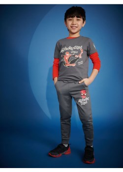 Sinsay - Spodnie dresowe jogger Spiderman - szary ze sklepu Sinsay w kategorii Spodnie chłopięce - zdjęcie 161265059