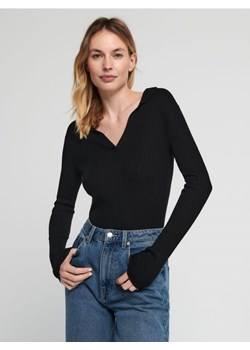 Sinsay - Sweter z wiskozą - czarny ze sklepu Sinsay w kategorii Swetry damskie - zdjęcie 161269058