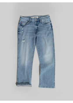 Spodnie jeans damskie z przetarciami Myrra 169 ze sklepu Big Star w kategorii Jeansy damskie - zdjęcie 161279719
