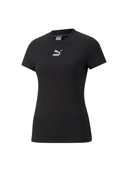 Koszulka Puma Classics Slim 53561001 - czarna ze sklepu streetstyle24.pl w kategorii Bluzki damskie - zdjęcie 161280038