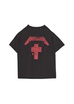 Cropp - Czarna koszulka z nadrukiem Metallica - czarny ze sklepu Cropp w kategorii Bluzki damskie - zdjęcie 161280355