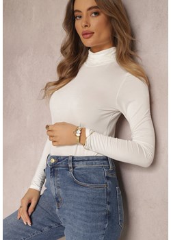 Biała Bluzka z Golfem Honnei ze sklepu Renee odzież w kategorii Bluzki damskie - zdjęcie 161311279